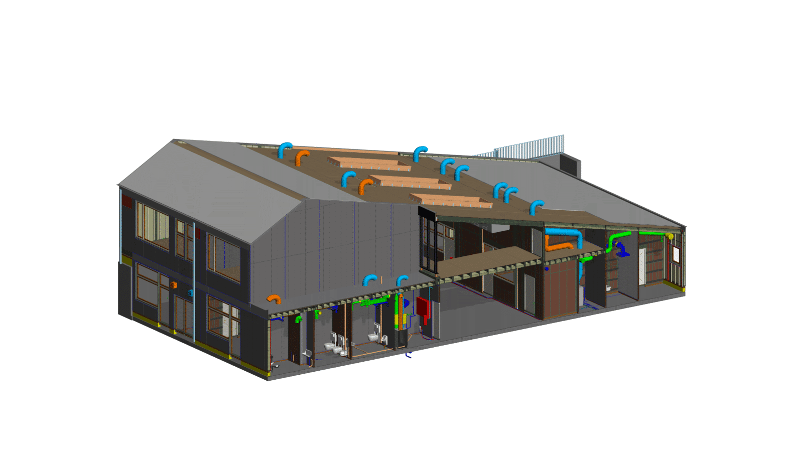 Voorbeeld van 3D-bouwplan
